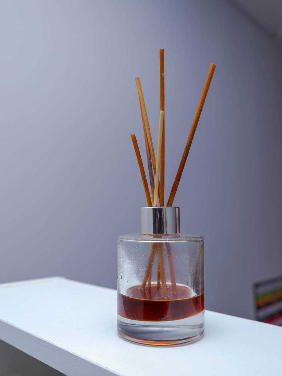 Reed diffuser at reception